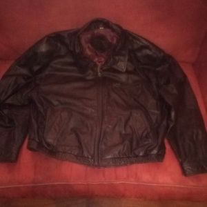 Leather jacket
